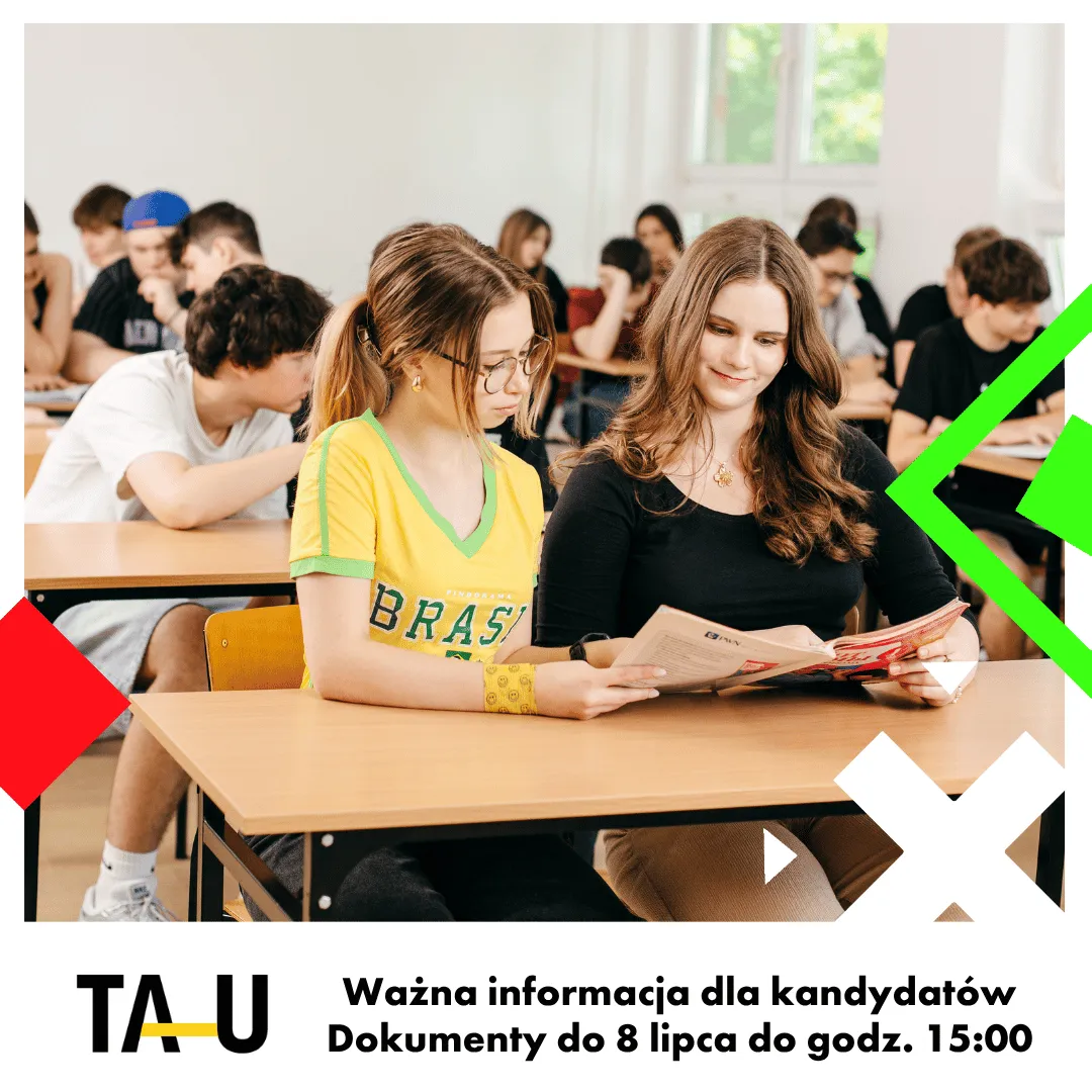 Ważna informacja dla kandydatów do TAU